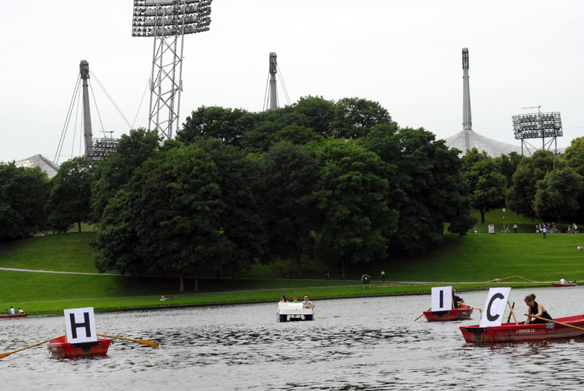 Die erste Münchner See-Triennale für Performance-Kunst: Nikolai Vogel