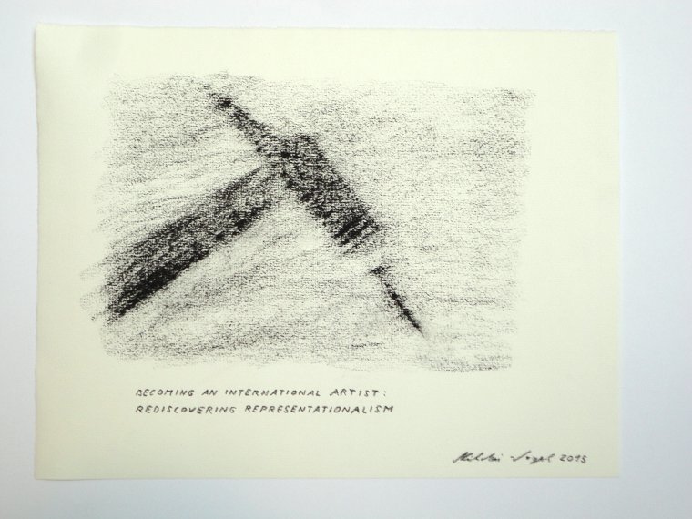 Nikolai Vogel: Becoming An International Artist (13), Pastell auf Papier, 23 x 31 cm (c) Nikolai Vogel / VG Bild-Kunst, Bonn 2015