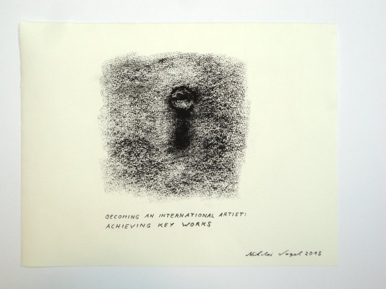 Nikolai Vogel: Becoming An International Artist (14), Pastell auf Papier, 23 x 31 cm (c) Nikolai Vogel / VG Bild-Kunst, Bonn 2015
