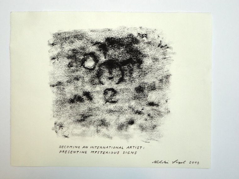 Nikolai Vogel: Becoming An International Artist (17), Pastell auf Papier, 23 x 31 cm (c) Nikolai Vogel / VG Bild-Kunst, Bonn 2015